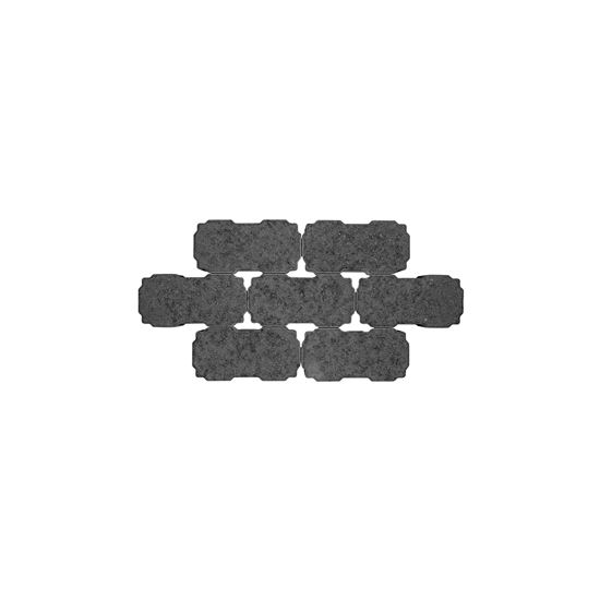 Afbeelding van Betonklinker waterdoorlatend - 22 x 11 x 10cm - zwart