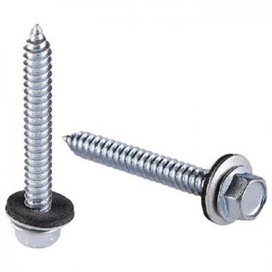 Picture of Screw with neoprene washer - 6,5 x 75mm 100st