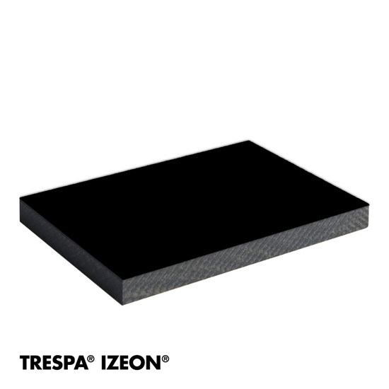 Picture of Trespa Izeon - 9005 Zwart - 3,05X1,35 6mm - 1 zijdig