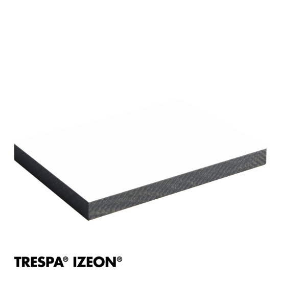Image sur Trespa Izeon - 9010 Wit - 3,05X1,35 6mm - 1 zijdig