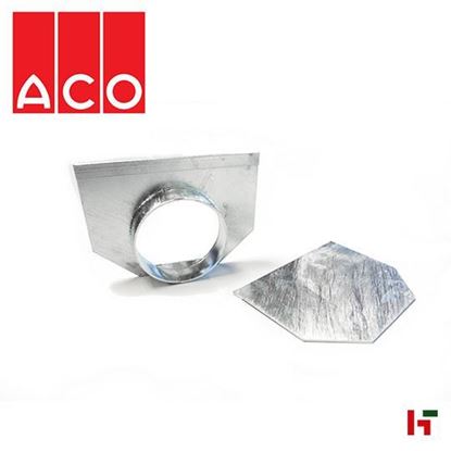 Afbeeldingen van Aco Large eindplaat verzinkt staal