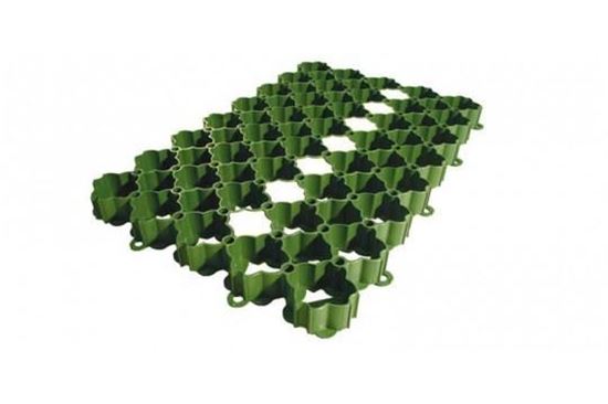 Picture of ACO Hexagrass groen kunststof grasdallen 580 x 390 x 38 mm