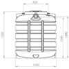 Picture of Water tank 1500l budget