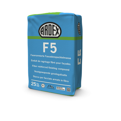  Ardex F5 gevelegalisatie 25 kg vezelversterkt binnen/buiten