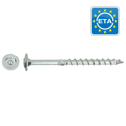 Picture of Hapax construction screw torx flenskop 6x140 ZN 100 st