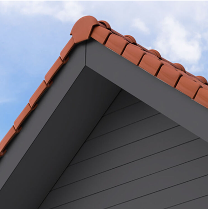 Picture of Cedral Board roof edge 200x2500x9mm C18 slate grey
