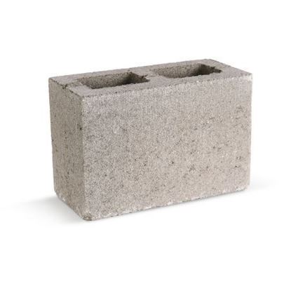 Picture of concrete block 29x14x19 cm hollow 