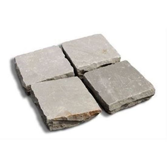 Afbeelding van Kandla Grey - Natuursteen - plavuizen 20x14x3-5 cm