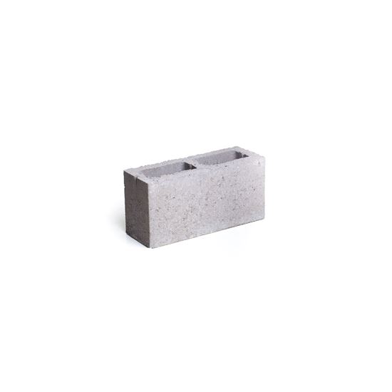 Afbeeldingen van Betonblok 39x14x19 cm hol