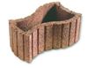 Afbeeldingen van BLOEMBAK BETON CINTHIA BRUIN 58,3/35/25CM