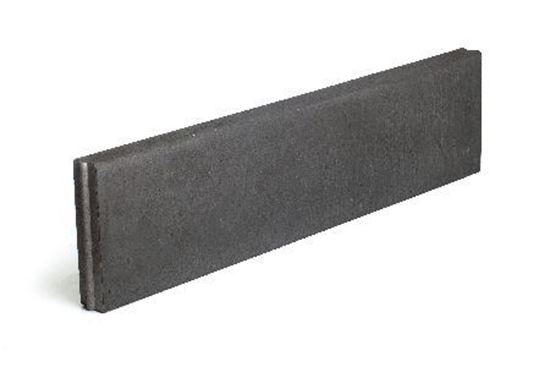 Afbeeldingen van BOORDSTEEN 100X25X6CM ZWART