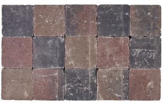 Image de KASSEI GETROMMELD - 15X15X6cm - HERFSTKLEUR