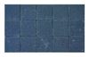 Afbeeldingen van Ongetrommelde klinker met velling - 15 x 15 x 6cm - arduinblauw