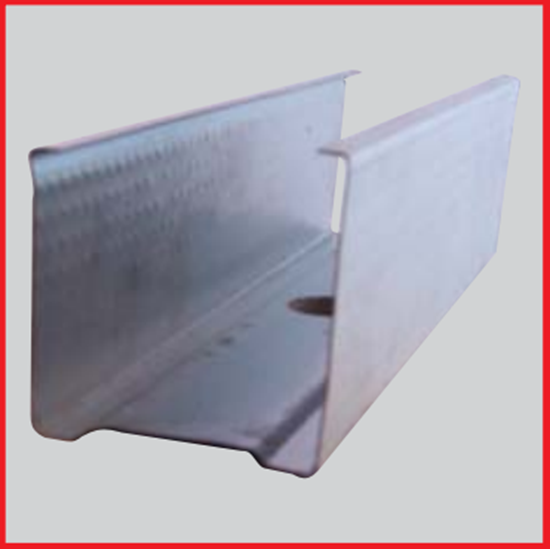 Afbeeldingen van Metal stud Verticaal C-profiel 75 mm - 2.6 m