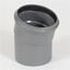 Image de PVC bocht D.110 - 15° - M/S