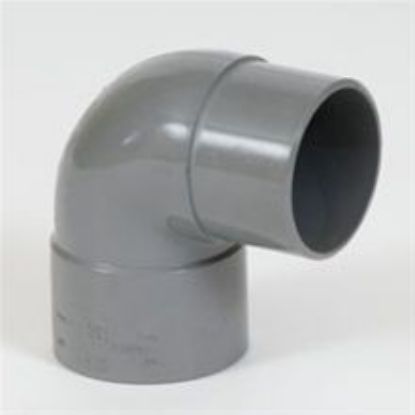 Agrandir l'image de PVC bocht D.125 - 90° - M/S Image de PVC bocht D.125 - 90° - M/S