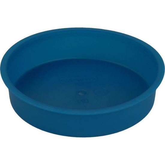 Afbeeldingen van PVC speciedeksel blauw D.125