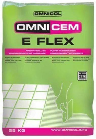 Picture of Omnicem E Powdered Tile Adhesive 25 KG Grey Flex