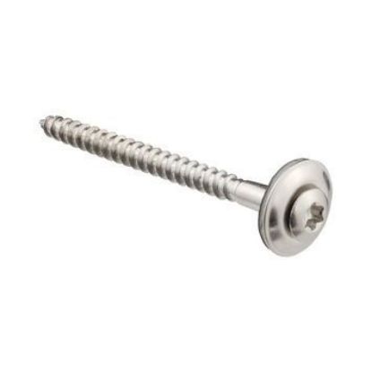 Afbeeldingen van Houtschroef INOX A2 met EPDM ring 4.5 x 60mm  TORX - 200 stuks