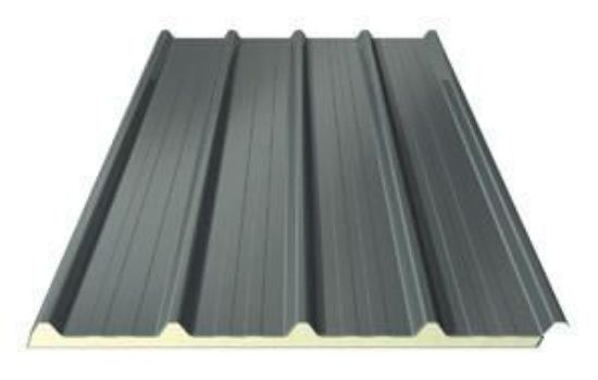 Afbeeldingen van Dakplaat Eco 3cm Met Isolatie RW 1.38 - 1,05 x 4,10m