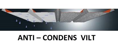 Afbeeldingen van Dakplaat antraciet + anti-condens doek GS40 5m x 1.05m