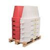 Afbeeldingen van WEGAFBAKENING STAPELBAAR ROOD 100X40X60