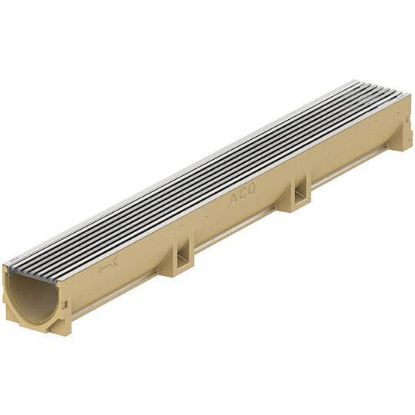 Picture of Aco euroline 100 + grating stainless steel 1m