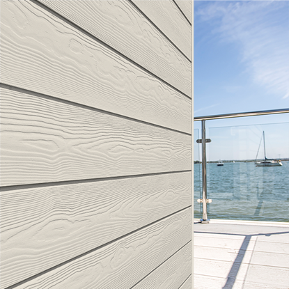Picture of Eternit sidings click wood C07 Chalk White- 3.6x0.2m