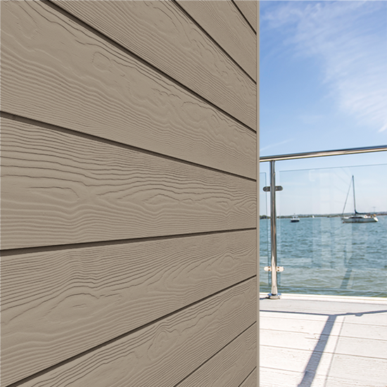 Image de Eternit sidings click wood C14 Atlas Bruin - 3.6 x 0.2 m - Déstockage