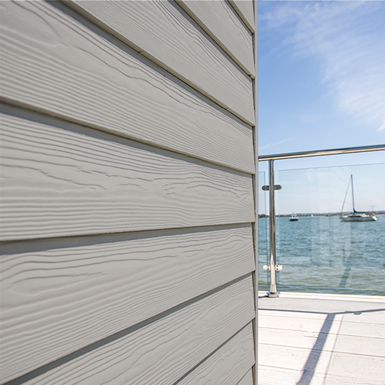 Picture of Eternit sidings lap wood C05 Platinum Grey - 3.6x0.2m