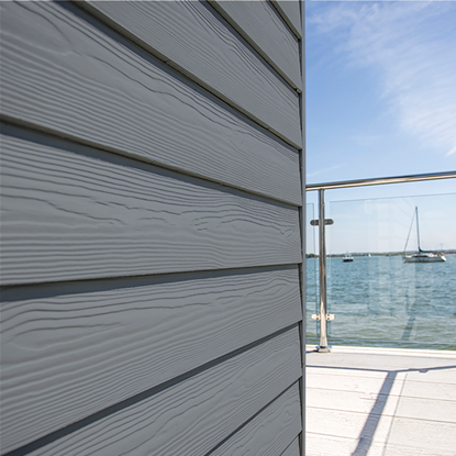 Picture of Eternit sidings lap wood C15 steel grey - 3.6 x 0.2 m