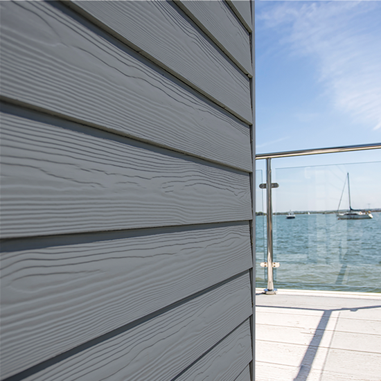 Picture of Eternit sidings lap wood C15 steel grey - 3.6 x 0.2 m