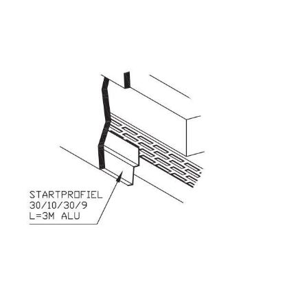 Picture of Start Profile L=3M Alu C14 Atlas Brown