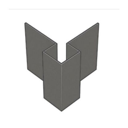 Picture of Outer corner Cedral Click L=3M Alu C56 Metallic gray