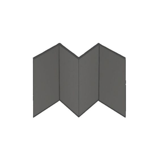 Image de Binnenhoek L=3M Alu C14 Atlasbruin Uitverkoop