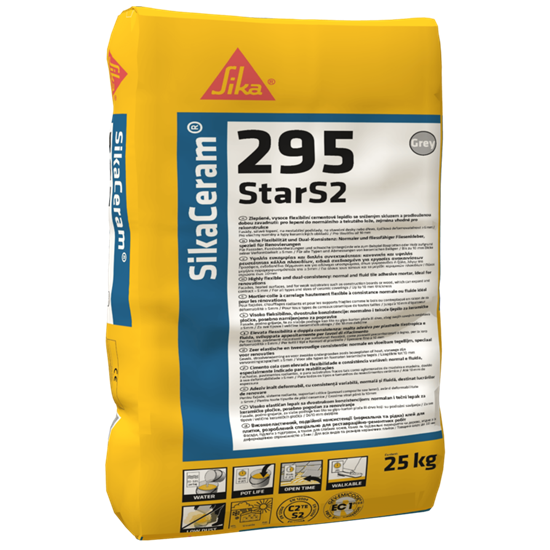 Picture of SikaCeram-295 StarS2 deformable tile adhesive 25kg