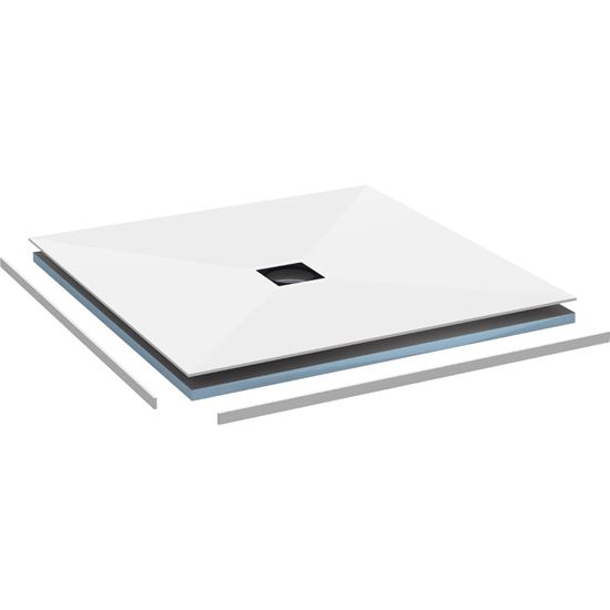 Image de Wedi Fundo Top® Slim-Kit Bouwset voor douchevloeren 90x90x3