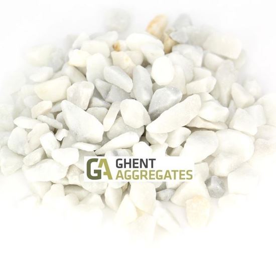 Afbeeldingen van Bianco Carrara 9/12 split 25kg