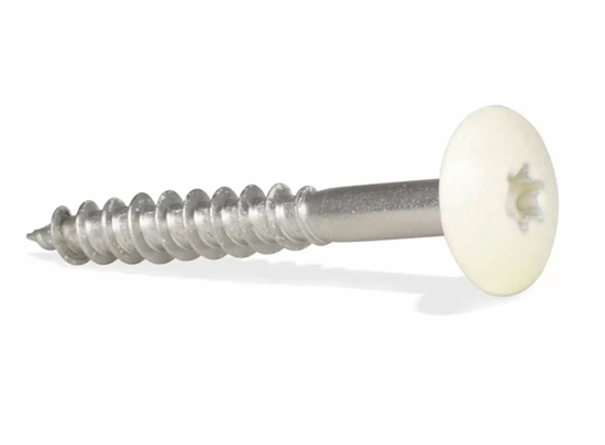 Afbeeldingen van Trespa Schroeven 35mm - 9001 Crème wit - 100 ST