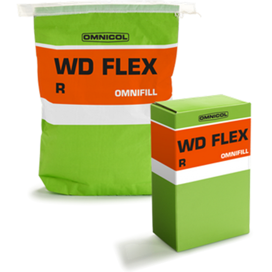 Afbeeldingen van Omnicol WD Flex R omnifill cacao brown doos 5 kg