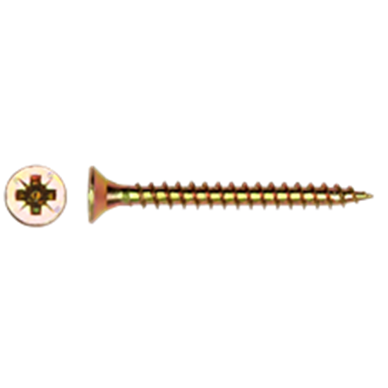 Afbeeldingen van SCHROEF UNIV. KRUIS - 5.00 x 40  GEELVERZINKT