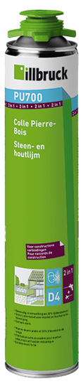 Afbeeldingen van Illbruck PU700 Hout- & Steenlijm 880ML