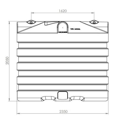 Afbeeldingen van Regenwaterput 6000L Premium