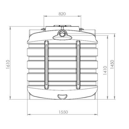 Afbeeldingen van Regenwaterput 2000l budget