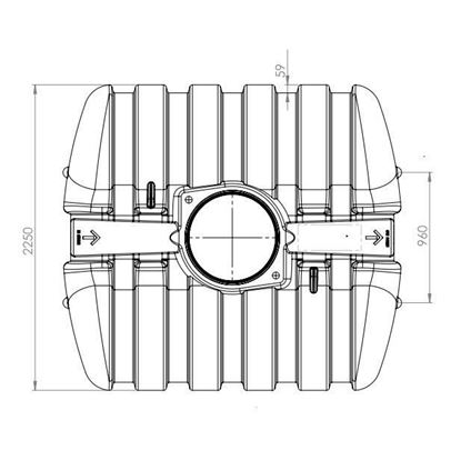 Afbeeldingen van Easy Rain - Platte regenwaterput 5000l