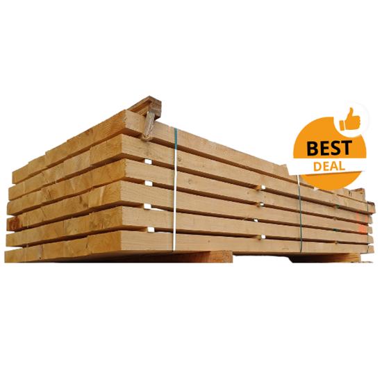Afbeeldingen van Houten balk lot p3 75 x 225 lengte 3 m