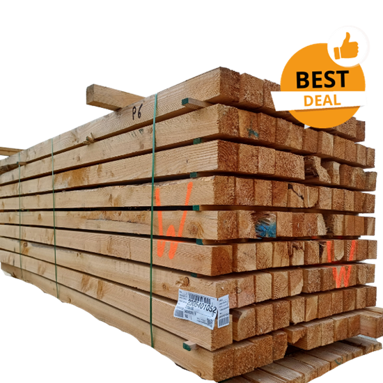 Image de Chevrons en bois lot p6 100 x 100 lengueur 3 m