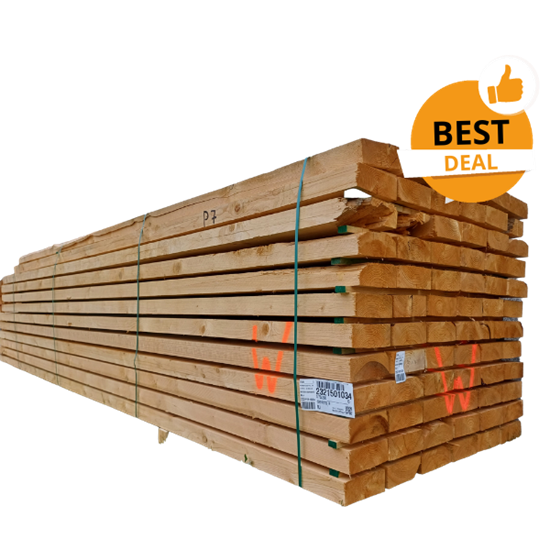 Houten balken lot p7 75 x 200 lengte 4.5 m