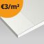 Show details for Knauf Plasterboard standard white 2AK (2ABA) 260x120 - thickness 13mm Gipsplaat wit met 2 afgeschuinde kanten