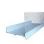 pvc verstelbare sokkelprofiel met gaas